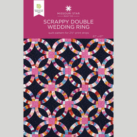 Scrappy Double Wedding Ring Quilt Pattern by Missouri Star