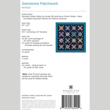 Gemstone Patchwork Quilt Pattern by Missouri Star
