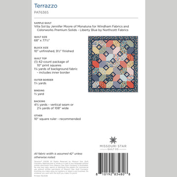 Terrazzo Quilt Pattern by Missouri Star
