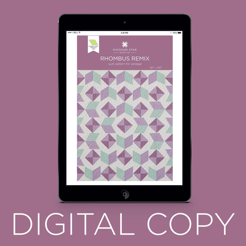 Digital Download - Rhombus Remix Quilt Pattern by Missouri Star