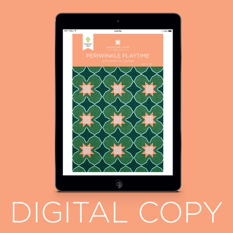 Digital Download - Periwinkle Playtime Quilt Pattern by Missouri Star