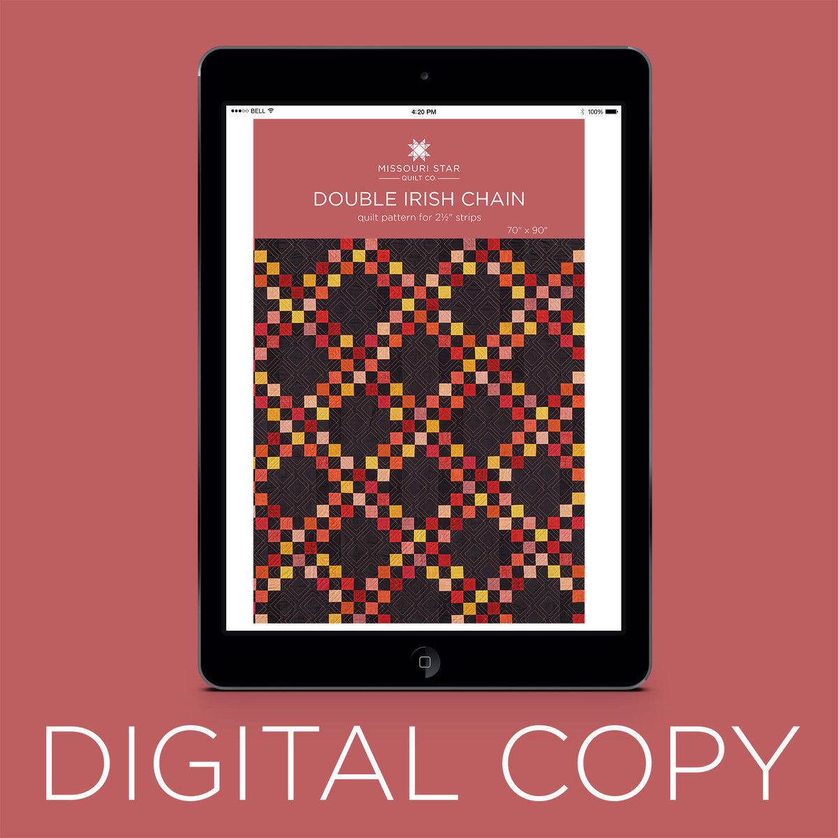 Digital Download - Double Irish Chain Quilt Pattern by Missouri Star