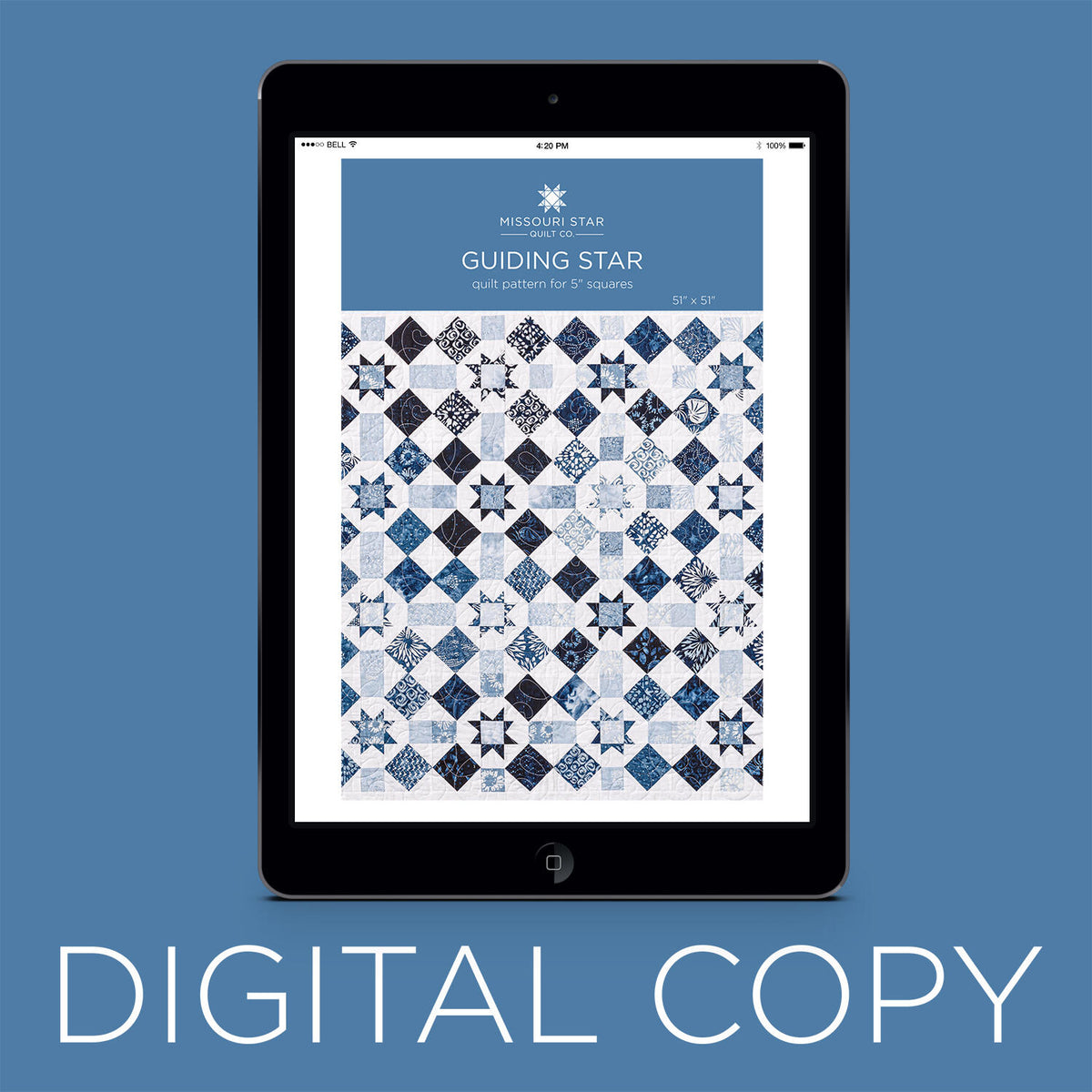 Digital Download - Guiding Star Quilt Pattern by Missouri Star