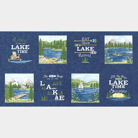 On Lake Time - On Lake Time Deep Water Panel