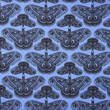 Indelible - Ink Cecropia Cerulean Yardage