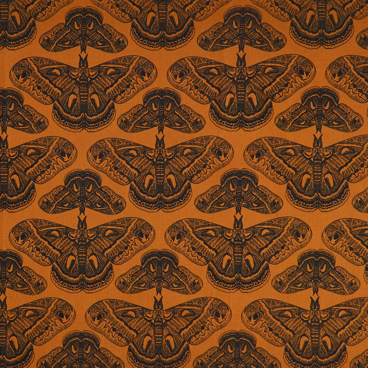 Indelible - Ink Cecropia Saffron Yardage