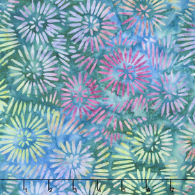 Jasmine Jewels - Daisy Avocado Yardage
