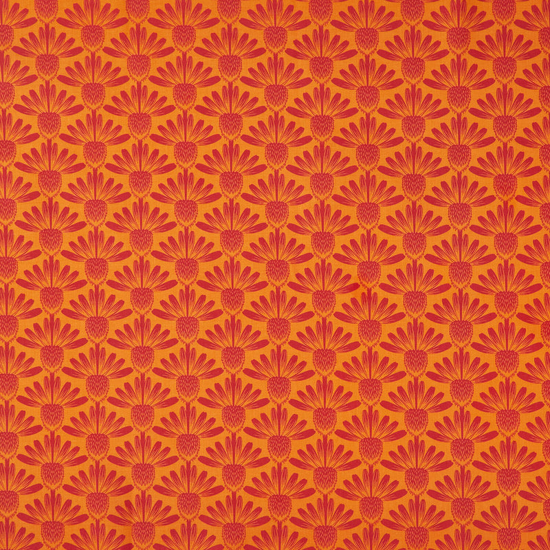 Indelible - Coneflower Tangerine Yardage