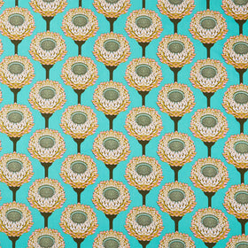 Iconic - Strawflower Aqua Yardage
