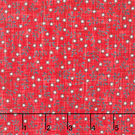 Farmhouse Sampler - Star Blender Red Yardage