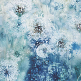 Whisper - Dandelion Teal Multi Yardage