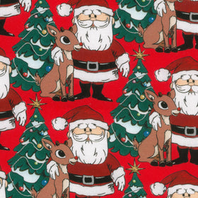 Rudolph the Red-Nosed Reindeer - Santa Red Yardage