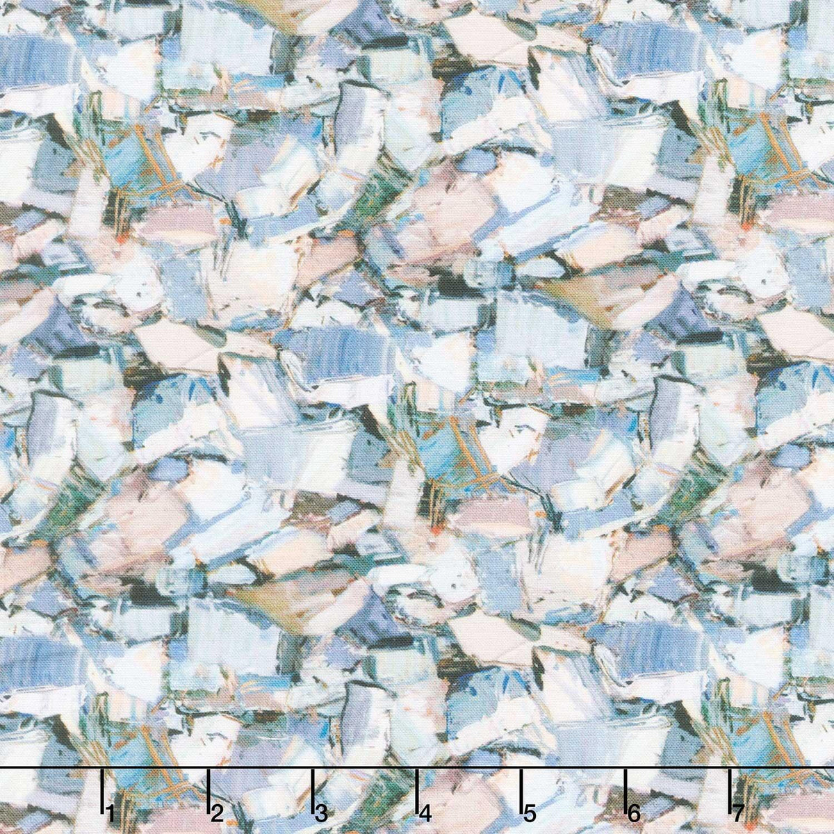 Canoe Lake - Rocks Gray Multi Yardage