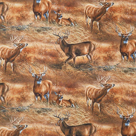 Birchwood - Field Of Deer Tan Multi Yardage