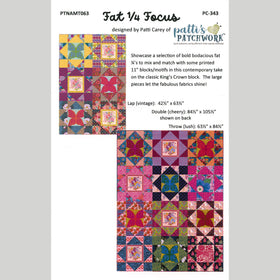 Fat 1/4 Focus Quilt Pattern