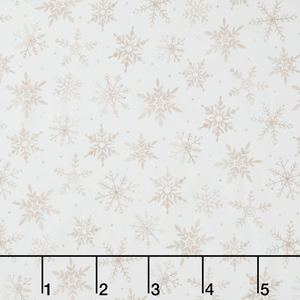 First Frost - First Snowfall Allover Neutral 108" Wide Backing