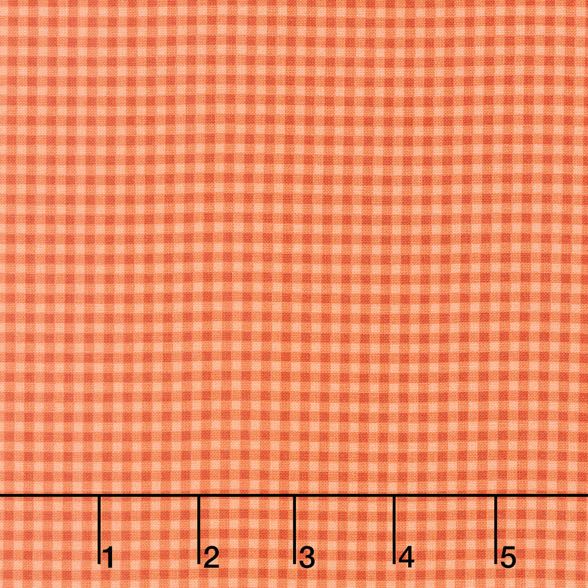 Cider Mill - Harvest Gingham Orange Yardage