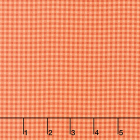 Cider Mill - Harvest Gingham Orange Yardage