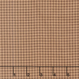 Cider Mill - Harvest Gingham Brown Yardage