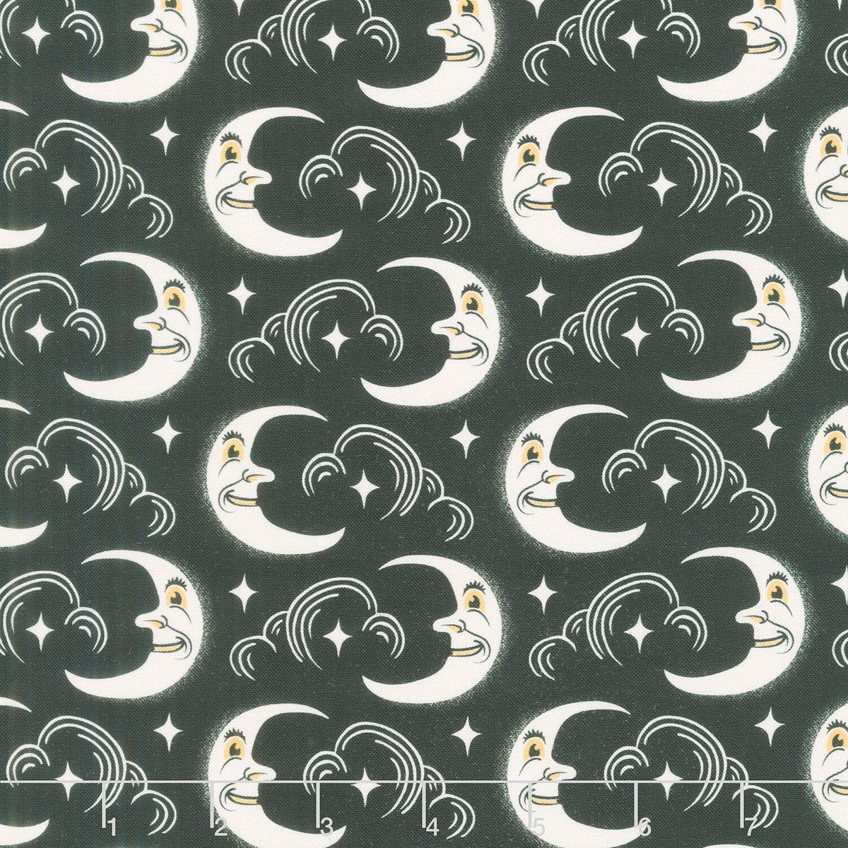 Midnight Masquerade - Midnight Moons Black Yardage