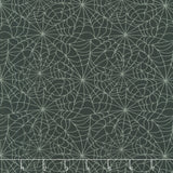 Midnight Masquerade - Spider Web Allover Black Yardage