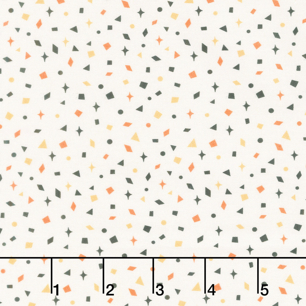 Midnight Masquerade - Confetti Toss Ecru Yardage