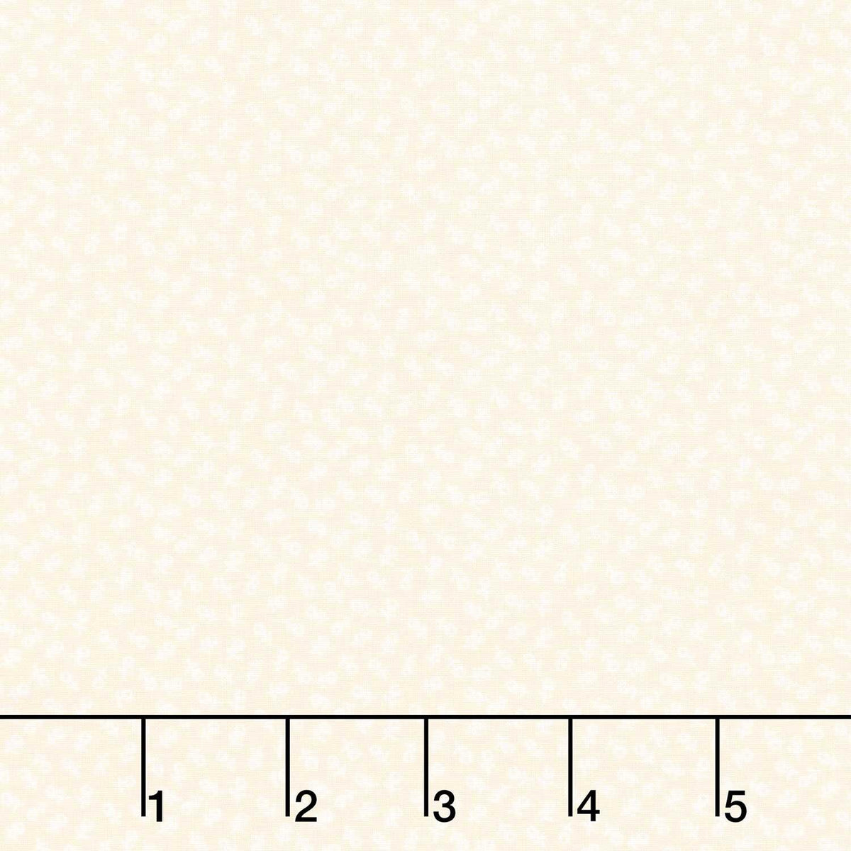 Apple Cider - Ditzy Dot Flower Toss Neutral Yardage
