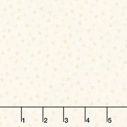 Apple Cider - Ditzy Heart Toss Neutral Yardage
