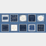 Hanukkah Lights - Hanukkah Lights Blue Block Panel