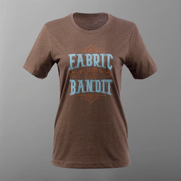 Missouri Star Fabric Bandit T-shirt - Heather Brown - 3XL