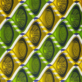 Uniwax - Prints from the Ivory Coast Wax Print Grellow Yardage