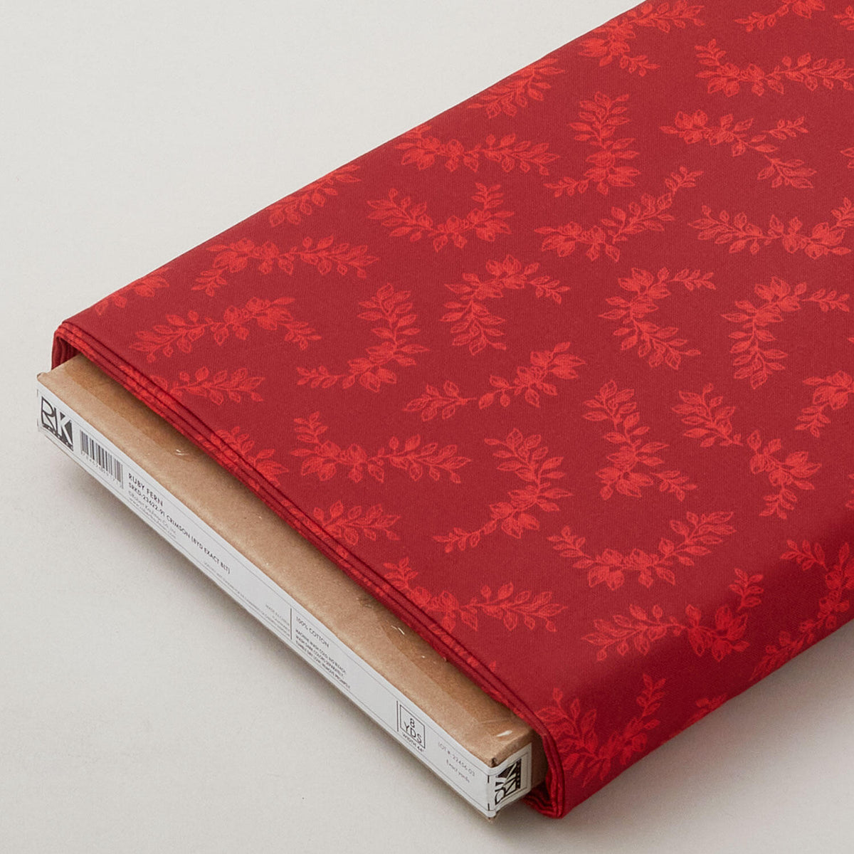 Ruby Fern - Crimson Vines 8 Yard Bolt
