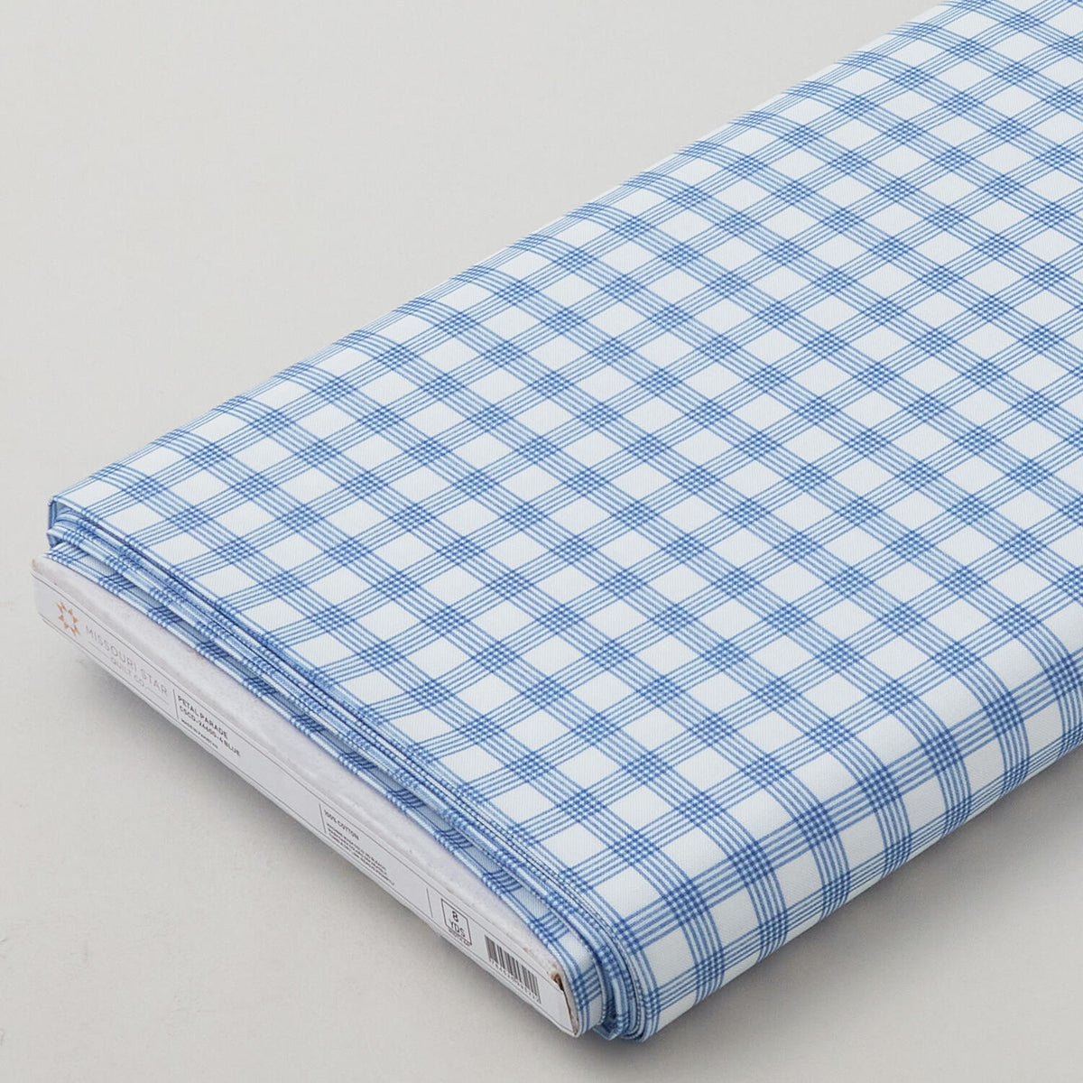 Petal Parade - Blue Plaid 8 Yard Bolt