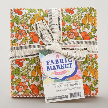 Fabric Market Orange Charm Pack