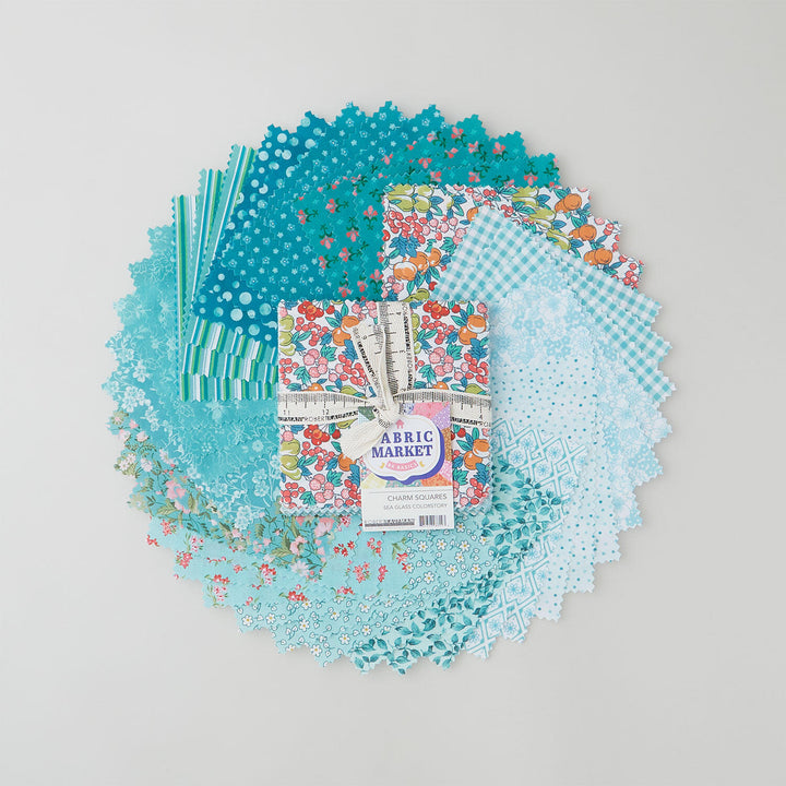 Fabric Market - Sea Glass Charm Pack