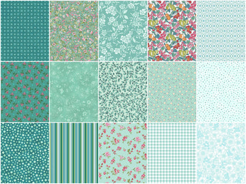 Fabric Market - Sea Glass Charm Pack