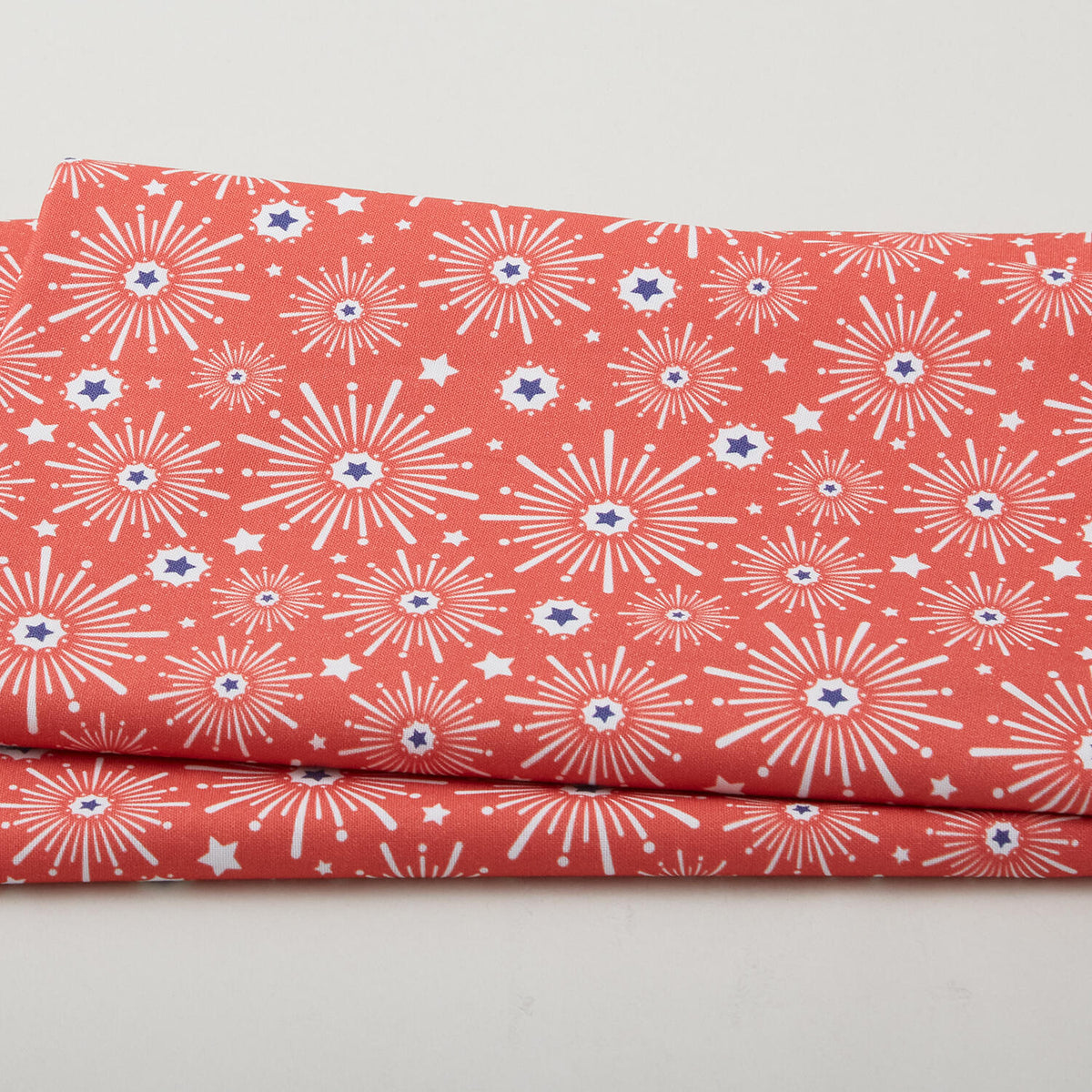 Summer Stars - Fireworks Red 2 Yard Cut