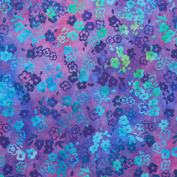 Jeweled Blossoms - Lupine Ditsy Blooms 2 Yard Cut