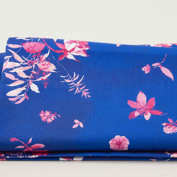 Peony Bloom - Royal Stemmed Florals 2 Yard Cut