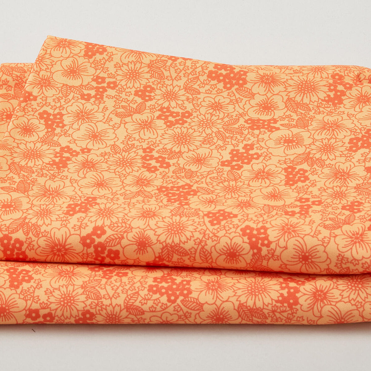 Fabric Market Favorites - Nectarine Packed Floral 2 Yard Cut