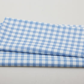 Petal Parade - Blue Plaid 2 Yard Cut