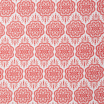 Scarlet Stitch - White Medallions 2 Yard Cut
