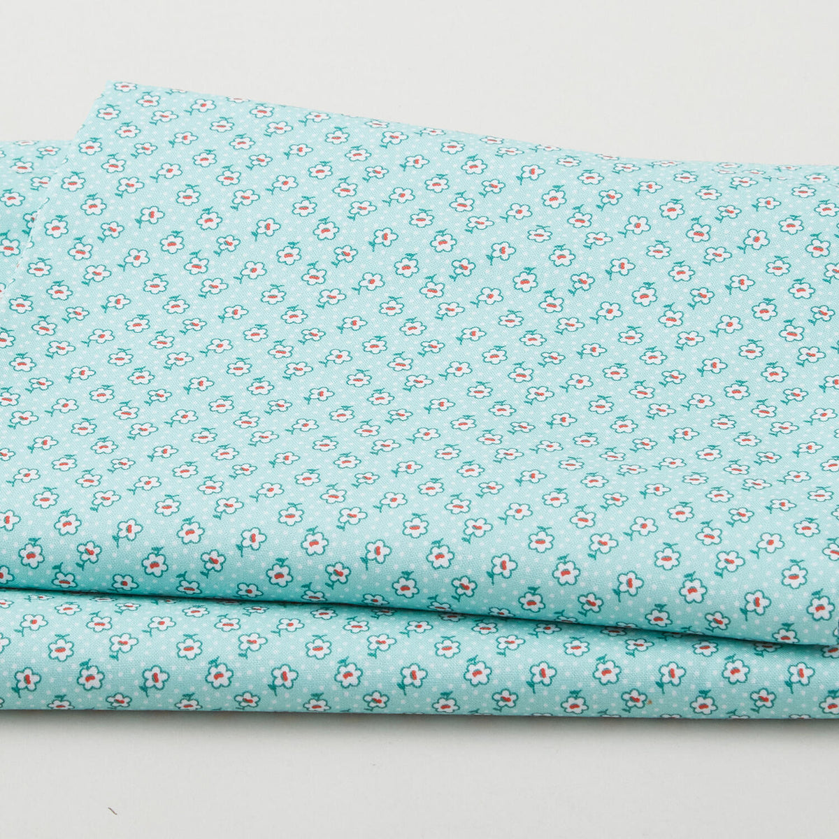 Blast from the Past Favorites - Aloe Tiny Florals 2 Yard Cut