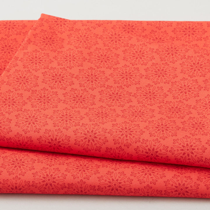 Ruby Fern Favorites - Apple Snowflakes 2 Yard Cut