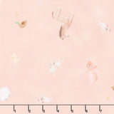 Farm Charm - Farm Animals Pink Lemonade Yardage