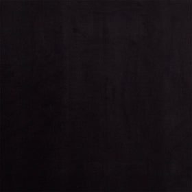 Lush Velveteen Wide - Solid Black Yardage