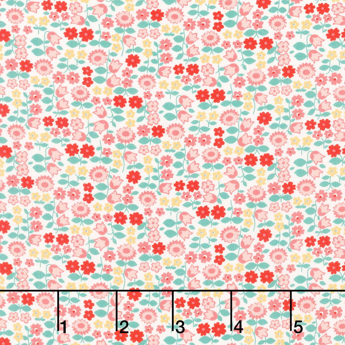 Darlene's Favorites - Mixed Florals Pink Yardage