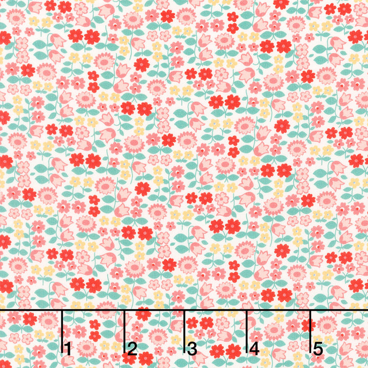 Darlene's Favorites - Mixed Florals Pink Yardage