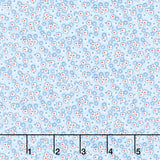 Darlene's Favorites - Small Floral Clusters Blue Yardage