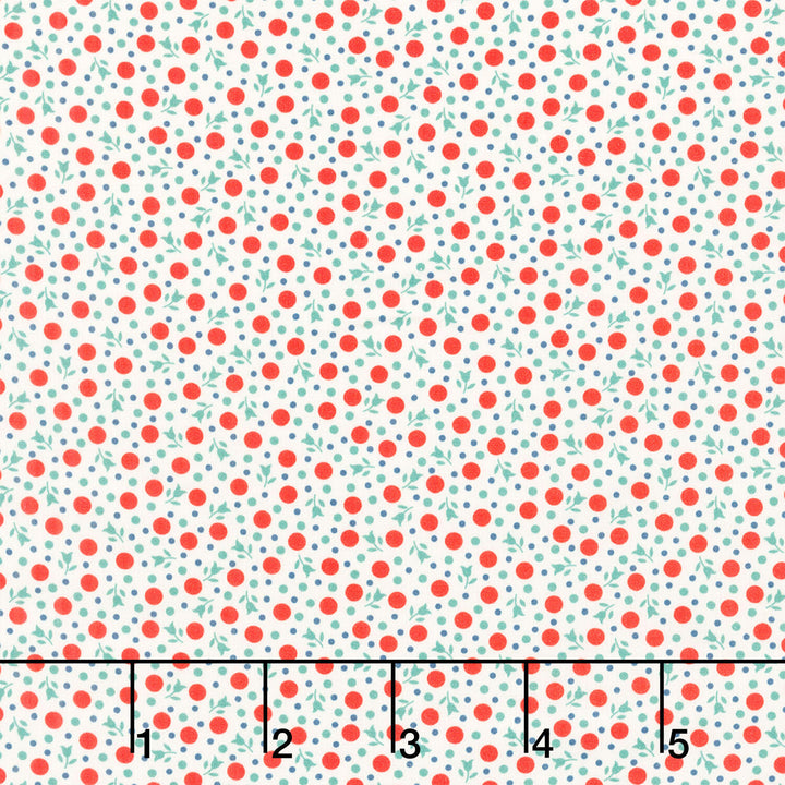 Darlene's Favorites - Scattered Tulips Red Yardage